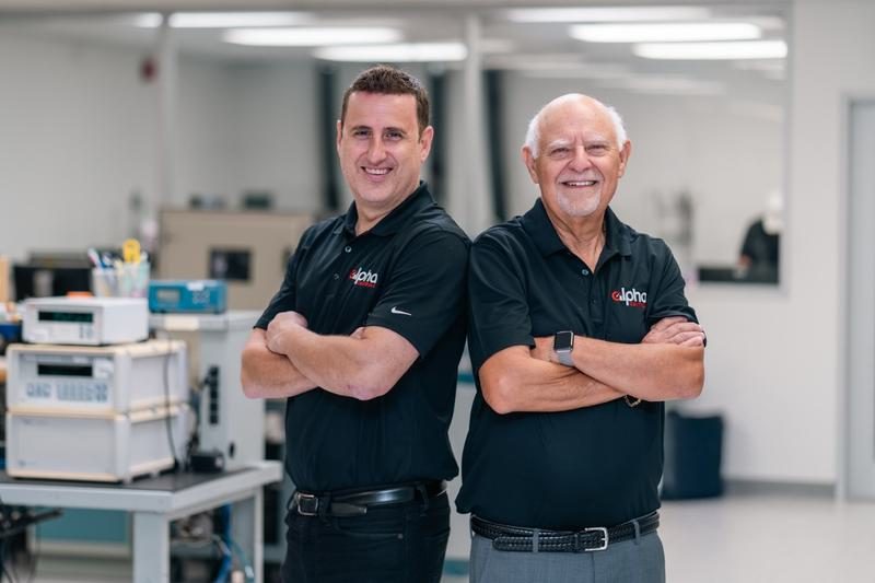 Alpha Controls leadership in the calibration lab